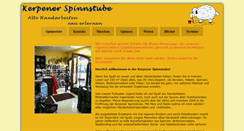 Desktop Screenshot of kerpener-spinnstube.de